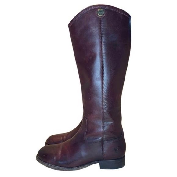 FRYE Melissa Button 2 Redwood Boots - Picture 1 of 11